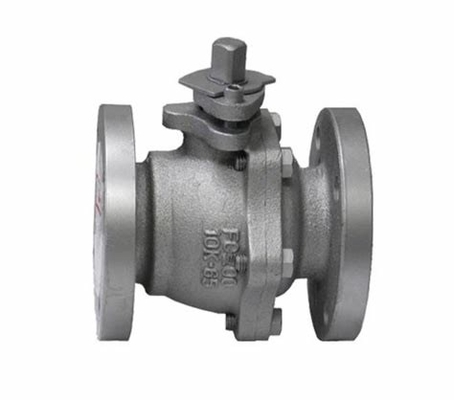Ductile Iron PN16 End Flange Floating Ball Valve Cast GG25 GGG40 600LB
