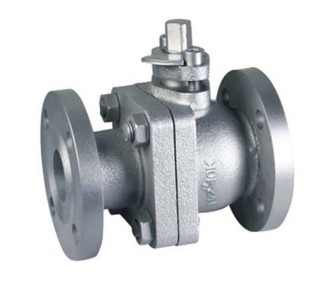 Ductile Iron PN16 End Flange Floating Ball Valve Cast GG25 GGG40 600LB